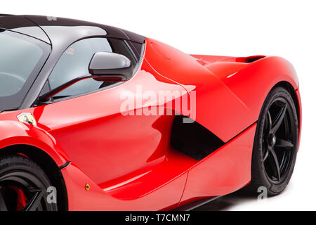 Roten Ferrari La Ferrari Stockfoto