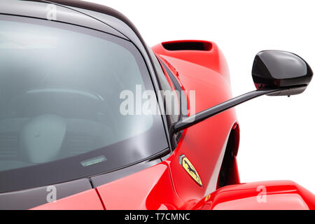 Roten Ferrari La Ferrari Stockfoto