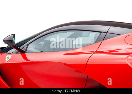 Roten Ferrari La Ferrari Stockfoto