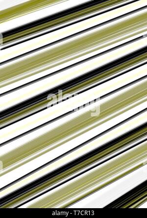 Abstrakte Malerei mit modernen Linie streifen Farbe Weiß, Schwarz, Grün. Kreative kühle Farben malen. Stockfoto