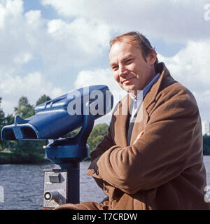 Klaus Maria Brandauer, österreichischer Kan und Horsemanship, Deutschland Ca. 1985 Stockfoto