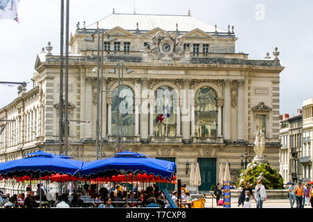 Theater, Comedy Square, Montpellier, Aude, Frankreich Stockfoto