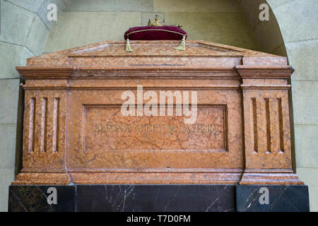 Grab von Alfonso XI. Von Kastilien in der Königlichen Stiftskirche des Heiligen Hippolyt Stockfoto