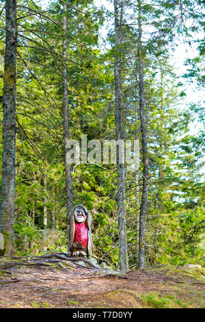 Troll Skulpturen in den Troll-Wald, Bergen, Norwegen Stockfotografie ...