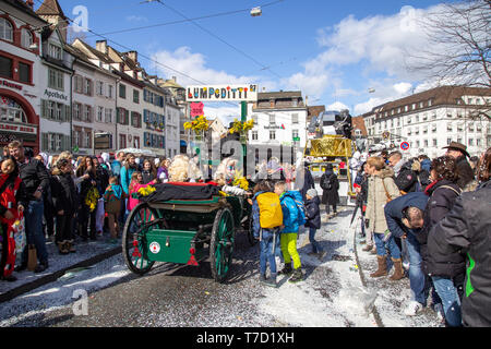 Karneval von Basel 2019 Stockfoto