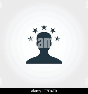 Erfolg Symbol. Monochome Premium Design aus Business icons Collection. UX und UI-einfache Piktogramm Erfolg Symbol Stock Vektor