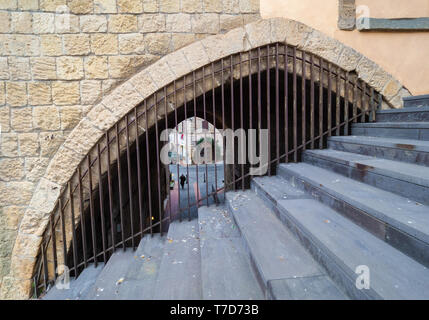 Tarquinia (Italien) - ein herrliches der Etrusker und der mittelalterlichen Stadt in der Provinz Viterbo, Region Latium. Es ist eine touristische Attraktion für viele Kirchen Stockfoto