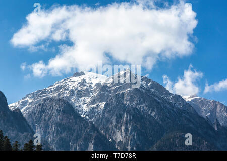 Blick auf Karpatenbogens an Nationalpark Bucegi, Rumänien Stockfoto