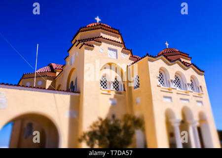 Orthodoxe Kirche Fassade. Stockfoto