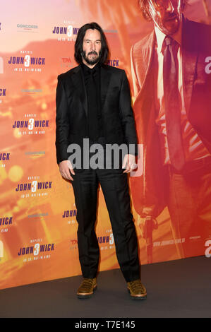 Berlin, Deutschland. 06 Mai, 2019. Keanu Reeves die Teilnahme an der 'John Wick: Kapitel 3 - parabellum "Fotoshooting im Hotel de Rome am 6. Mai 2019 in Berlin, Deutschland. Credit: Geisler-Fotopress GmbH/Alamy leben Nachrichten Stockfoto