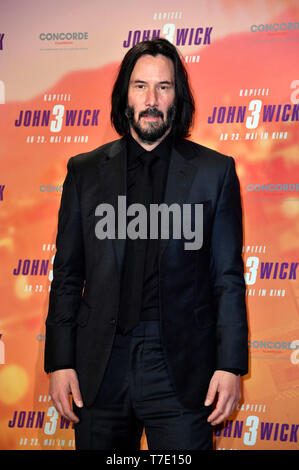 Berlin, Deutschland. 06 Mai, 2019. Keanu Reeves die Teilnahme an der 'John Wick: Kapitel 3 - parabellum "Fotoshooting im Hotel de Rome am 6. Mai 2019 in Berlin, Deutschland. Credit: Geisler-Fotopress GmbH/Alamy leben Nachrichten Stockfoto