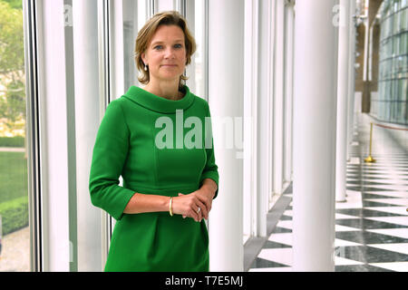 München, Deutschland. 07 Mai, 2019. Katharina von SCHNURBEIN (Antisewithism Kommissar der Europäischen Kommission), single Bild, single Motiv, halb Bild, halb Abbildung. Thema: Maßnahmen für die Prävention und die Kontrolle von Antisewithism - Pressekonferenz der Bayerischen Staatsregierung in der Staatskanzlei in München am 07.05.2019. | Verwendung der weltweiten Kredit: dpa/Alamy leben Nachrichten Stockfoto