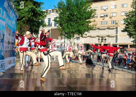 Internationale Folklore Festival, Weltjugendtag, Skopje, Mazedonien Stockfoto