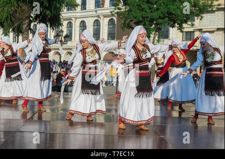 Internationale Folklore Festival, Weltjugendtag, Skopje, Mazedonien Stockfoto