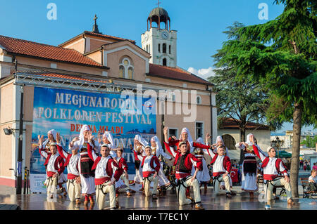 Internationale Folklore Festival, Weltjugendtag, Skopje, Mazedonien Stockfoto