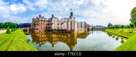 Panorama von Schloss Nordkirchen, Deutschland Stockfoto