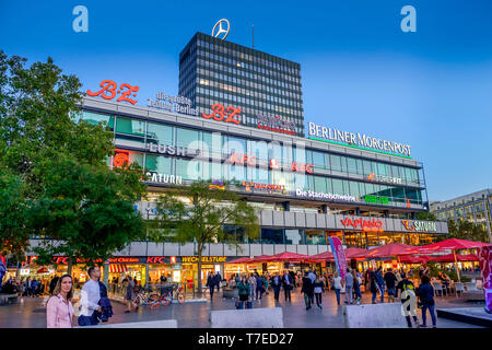 Europa-Center, Breitscheidplatz, Charlottenburg, Berlin, Deutschland Stockfoto