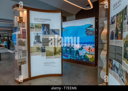 Museum, Kaiser-Wilhelm-Denkmal, Porta Westfalica, Kreis Minden-Luebbecke,, 92660 Stockfoto