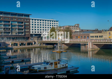 Binnenhafen Bassin, Maastricht, Niederlande Stockfoto