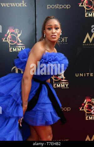 Mai 5, 2019-Pasadena, CA, USA - LOS ANGELES - 5. Mai: Eve Am2019 Daytime Emmy Awards in Pasadena Convention Center am 5. Mai 2019 in Pasadena, CA (Credit Bild: © Kay Blake/ZUMA Draht) Stockfoto