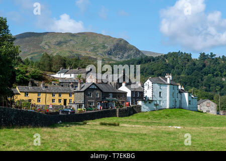 Patterdale Village im Lake District National Park, Cumbria, England, Großbritannien Stockfoto