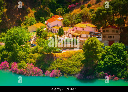 Caminito Del Rey, Spanien. Schönen andalusischen Landschaft Stockfoto