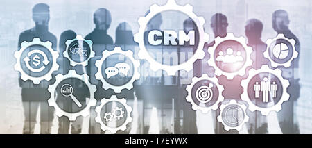 Business Kunden CRM-Management Analyse Service Konzept. Relationship Management Stockfoto