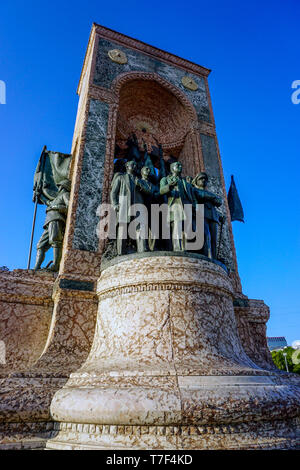 Istanbul Mustafa Kemal Atatürk Unabhängigkeit Statue Stockfoto