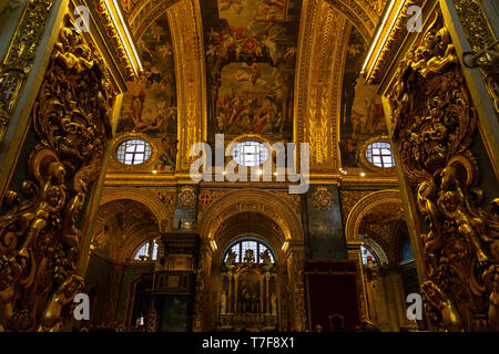 Malta, Malta, Valletta, St John's Co-Cathedral Stockfoto