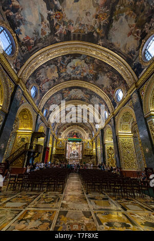 Malta, Malta, Valletta, St John's Co-Cathedral Stockfoto