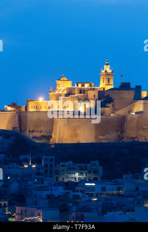 Malta, Gozo, Victoria (Rabat), alte Zitadelle Stockfoto