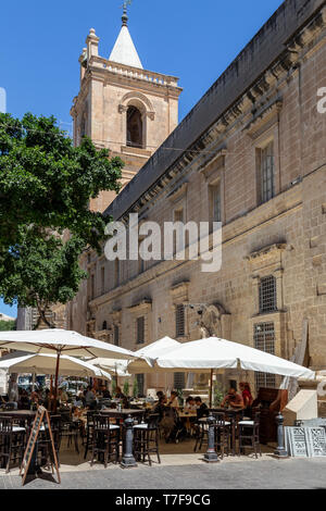 Malta, Malta, Valletta, misrah San Gwan (St. John's Square) Stockfoto