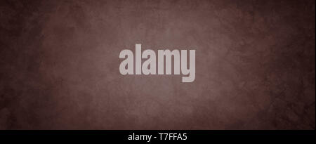 Altes, dunkles Braun Hintergrund mit schwachen elegantes Schwarz grunge Textur, Struktur und Farbe in erdigen Sepia Stockfoto