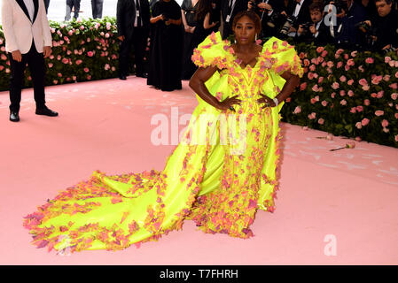 Serena Williams an der Metropolitan Museum der Kunst Kostüm Institut Benefiz-gala 2019 in New York, USA. Stockfoto