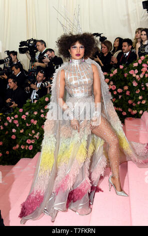 Priyanka Chopra Teilnahme an das Metropolitan Museum der Kunst Kostüm Institut Benefiz-gala 2019 in New York, USA. Stockfoto