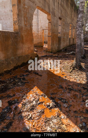 Verlassen power house zu verbieten State Park in der Nähe von Sandstein, MN Stockfoto