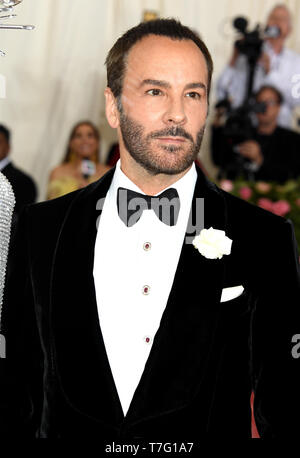 Tom Ford an der Metropolitan Museum der Kunst Kostüm Institut Benefiz-gala 2019 in New York, USA. Stockfoto