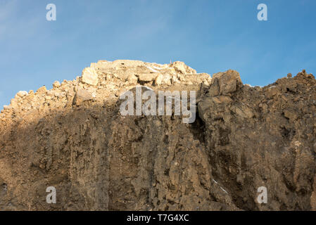 Foto von Sonnenaufgang am dhankar Gompa im Himalaya Stockfoto