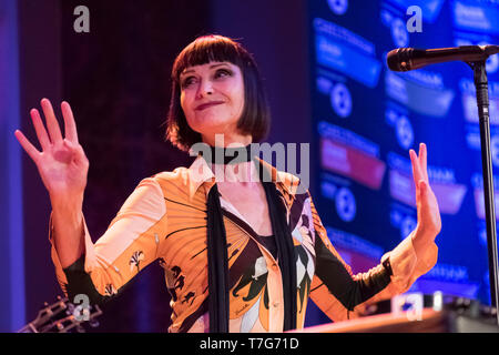 Corinne Drewery von Swing Out Sister durchführen am Cheltenham Jazz Festival, 5. Mai 2019 Stockfoto