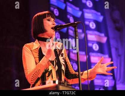 Corinne Drewery von Swing Out Sister durchführen am Cheltenham Jazz Festival, 5. Mai 2019 Stockfoto