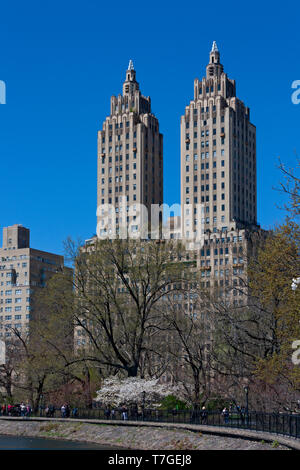 Das Eldorado Building, Central Park West, Upper Manhattan, New York City, USA Stockfoto
