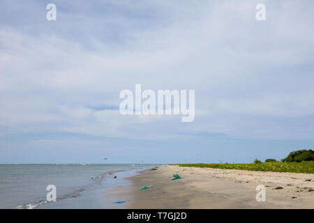 Der Atlantik Küste von Gambia Stockfoto