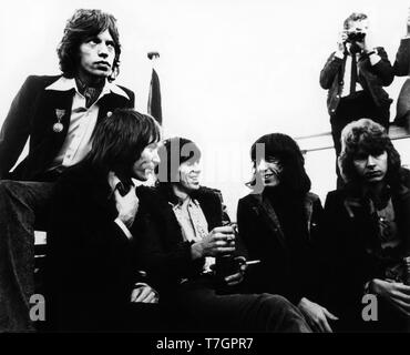 13. September 1970, Hamburg, Deutschland - (Foto Gijsbert Hanekroot) *** Local Caption *** Mick Jagger, Keith Richards, Rolling Stones Stockfoto