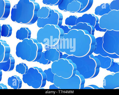 Cloud Computing Abstrakt Hintergrund Stockfoto
