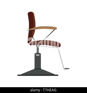 Friseur Stuhl Vektor shop barbershop Friseur frisör Friseur Abbildung. Vintage Haarschnitt design Symbol Stil retro Stock Vektor