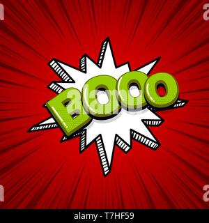 Pop Art Comic Text Stock Vektor