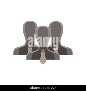 People Business Group Geschäftsmann silhouette Vector Team office Symbol abbildung person Stock Vektor