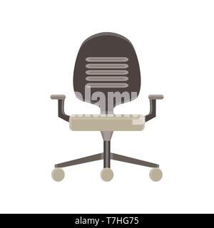Stuhl Büro symbol Vektor-illustration Möbel Geschäft isolierte schwarze Sitz modernes Design Stock Vektor