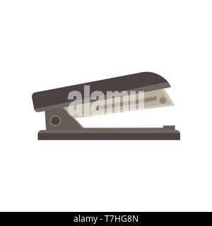 Hefter Vektor-illustration isolierte Symbol Office Business clip Design Flat Iron heften Papier Stock Vektor