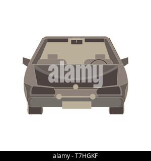 Auto symbol Vektor-illustration silhouette isoliert Automobil Auto Transport Fahrzeug cartoon Auto Stock Vektor